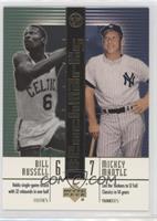 Bill Russell, Mickey Mantle