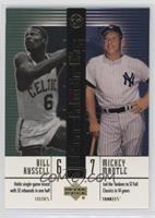 Bill Russell, Mickey Mantle