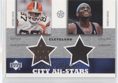 2002-03 Upper Deck UD Superstars - City All-Stars Jersey Dual #AD/DM-C - Andre Davis, Darius Miles