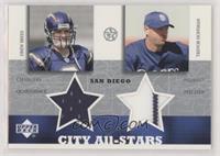 Drew Brees, Trevor Hoffman [EX to NM]