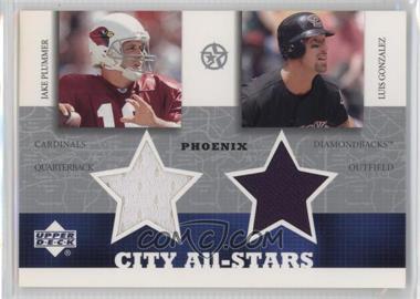 2002-03 Upper Deck UD Superstars - City All-Stars Jersey Dual #JP/LG-C - Jake Plummer, Luis Gonzalez