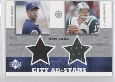 2002-03 Upper Deck UD Superstars - City All-Stars Jersey Dual #RA/CP-C - Roberto Alomar, Chad Pennington