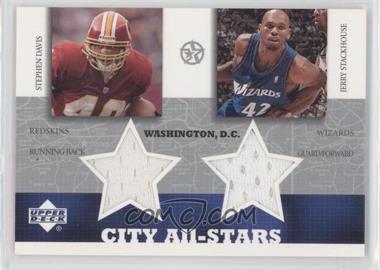 2002-03 Upper Deck UD Superstars - City All-Stars Jersey Dual #SD/JS-C - Stephen Davis, Jerry Stackhouse