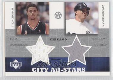 2002-03 Upper Deck UD Superstars - City All-Stars Jersey Dual #TC/MO-C - Tyson Chandler, Magglio Ordonez