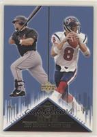 Jeff Bagwell, David Carr [EX to NM]