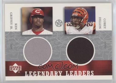 2002-03 Upper Deck UD Superstars - Legendary Leaders Dual #JR/CD-L - Ken Griffey Jr., Corey Dillon