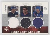 Jason Giambi, Drew Bledsoe, Mark Messier #/250