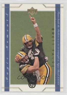 2002-03 Upper Deck UD Superstars - Magic Moments #MM12 - Brett Favre [EX to NM]