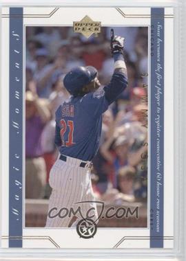 2002-03 Upper Deck UD Superstars - Magic Moments #MM8 - Sammy Sosa