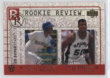 2002-03 Upper Deck UD Superstars - Rookie Review #R9 - Ken Griffey Jr., David Robinson