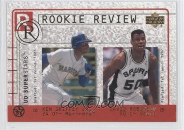 2002-03 Upper Deck UD Superstars - Rookie Review #R9 - Ken Griffey Jr., David Robinson