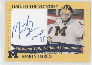 2003-07 TK Legacy Michigan Wolverines - Hail to the Victors! Autographs #1996A - Marty Turco