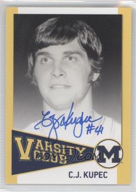 2003-07 TK Legacy Michigan Wolverines - Varsity Club Autographs #VC5 - C.J. Kupec