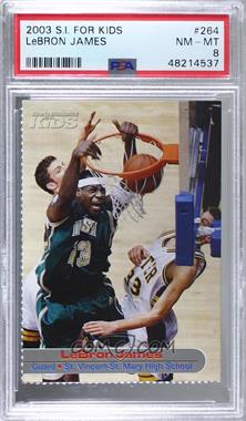 2003 Sports Illustrated for Kids Series 3 - [Base] #264 - LeBron James [PSA 8 NM‑MT]