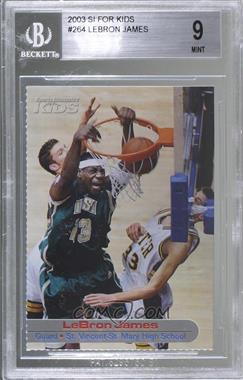 2003 Sports Illustrated for Kids Series 3 - [Base] #264 - LeBron James [BGS 9 MINT]