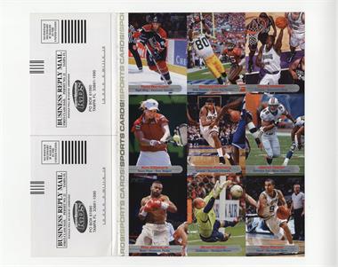 2003 Sports Illustrated for Kids Series 3 - Uncut 9-Card Sheet #280-288 - Todd Bertuzzi, Donald Driver, Chris Webber, Kim Clijsters, Carmelo Anthony, Jason Taylor, Roy Jones Jr., Brad Friedel, Tony Parker