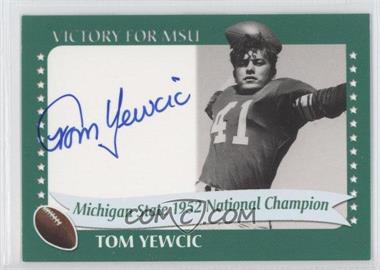 2003 TK Legacy Michigan State Spartans - Victory for MSU Autographs #1952F - Tom Yewcic