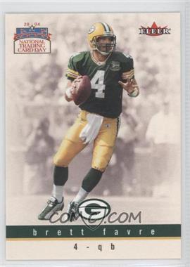 2004 National Trading Card Day - [Base] #5.2 - Brett Favre (Fleer)