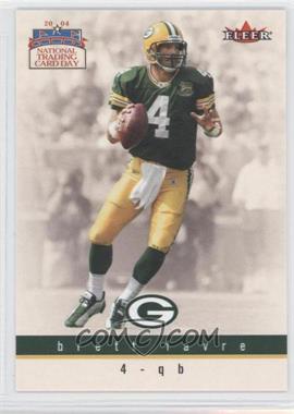 2004 National Trading Card Day - [Base] #5.2 - Brett Favre (Fleer)