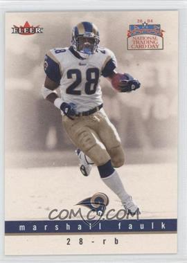 2004 National Trading Card Day - [Base] #6.2 - Marshall Faulk (Fleer)