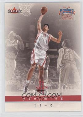 2004 National Trading Card Day - [Base] #9.2 - Yao Ming (Fleer)