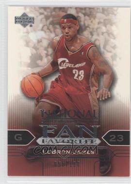 2004 Upper Deck National Convention - Fan Favorites #FF3 - LeBron James /100