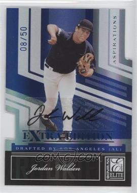 2007 Donruss Elite Extra Edition - [Base] - Aspirations Die-Cut Signatures #109 - Jordan Walden /50