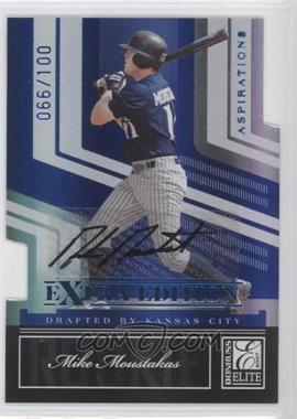 2007 Donruss Elite Extra Edition - [Base] - Aspirations Die-Cut Signatures #123 - Mike Moustakas /100