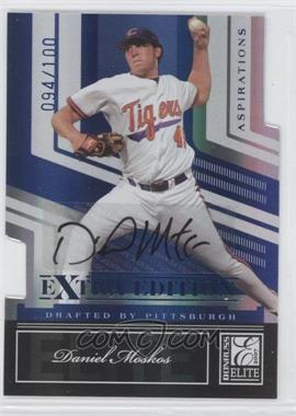 2007 Donruss Elite Extra Edition - [Base] - Aspirations Die-Cut Signatures #14 - Daniel Moskos /100