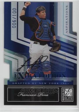 2007 Donruss Elite Extra Edition - [Base] - Aspirations Die-Cut Signatures #21 - Francisco Pena /100