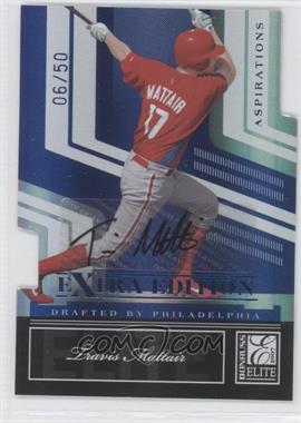 2007 Donruss Elite Extra Edition - [Base] - Aspirations Die-Cut Signatures #40 - Travis Mattair /50