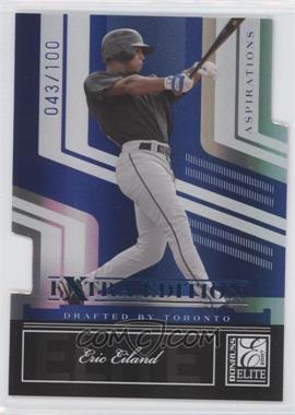 2007 Donruss Elite Extra Edition - [Base] - Aspirations Die-Cut #20 - Eric Eiland /100