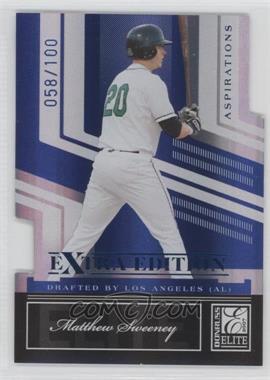 2007 Donruss Elite Extra Edition - [Base] - Aspirations Die-Cut #32 - Matthew Sweeney /100