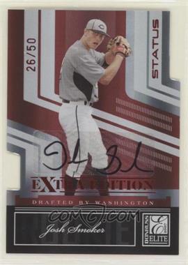 2007 Donruss Elite Extra Edition - [Base] - Status Die-Cut Signatures #110 - Josh Smoker /50