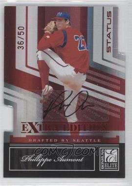 2007 Donruss Elite Extra Edition - [Base] - Status Die-Cut Signatures #128 - Phillippe Aumont /50