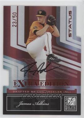 2007 Donruss Elite Extra Edition - [Base] - Status Die-Cut Signatures #44 - James Adkins /50