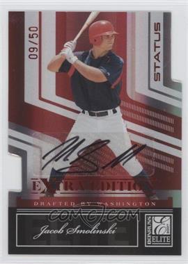 2007 Donruss Elite Extra Edition - [Base] - Status Die-Cut Signatures #92 - Jacob Smolinski /50