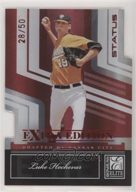 2007 Donruss Elite Extra Edition - [Base] - Status Die-Cut #28 - Luke Hochevar /50