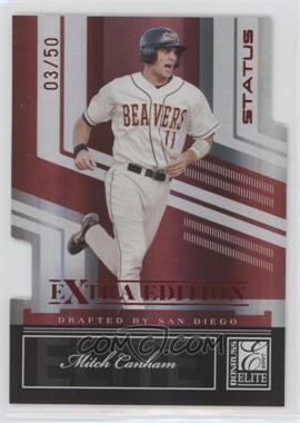 2007 Donruss Elite Extra Edition - [Base] - Status Die-Cut #34 - Mitch Canham /50