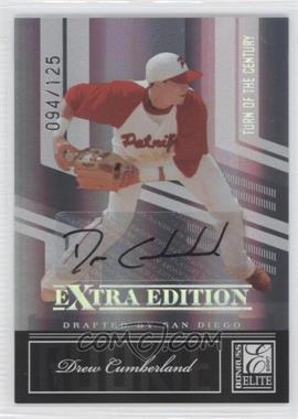 2007 Donruss Elite Extra Edition - [Base] - Turn of the Century Signatures #100 - Drew Cumberland /125