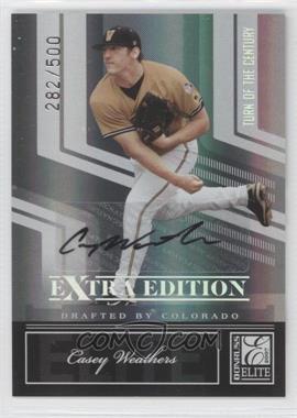 2007 Donruss Elite Extra Edition - [Base] - Turn of the Century Signatures #12 - Casey Weathers /500