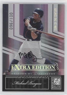 2007 Donruss Elite Extra Edition - [Base] - Turn of the Century Signatures #121 - Michael Burgess /100