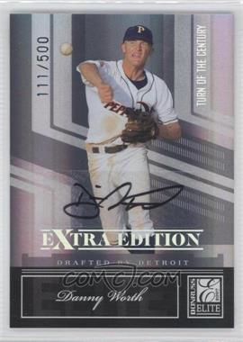 2007 Donruss Elite Extra Edition - [Base] - Turn of the Century Signatures #145 - Danny Worth /500