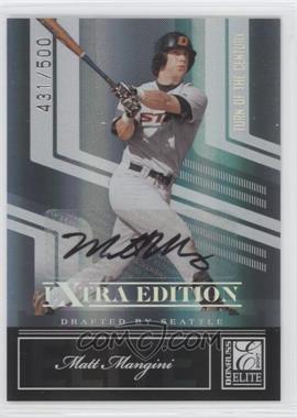 2007 Donruss Elite Extra Edition - [Base] - Turn of the Century Signatures #30 - Matt Mangini /500