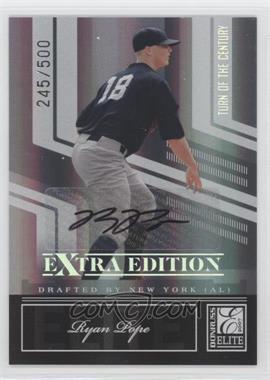 2007 Donruss Elite Extra Edition - [Base] - Turn of the Century Signatures #37 - Ryan Pope /500