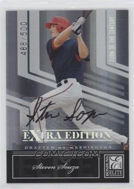 2007 Donruss Elite Extra Edition - [Base] - Turn of the Century Signatures #39 - Steven Souza /500