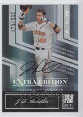 2007 Donruss Elite Extra Edition - [Base] - Turn of the Century Signatures #6 - J.P. Arencibia /500