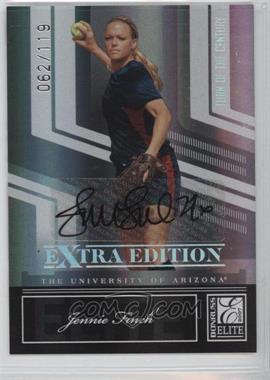 2007 Donruss Elite Extra Edition - [Base] - Turn of the Century Signatures #77 - Jennie Finch /119