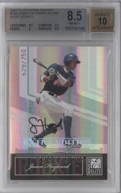 2007 Donruss Elite Extra Edition - [Base] #106 - Jason Heyward /750 [BGS 8.5 NM‑MT+]