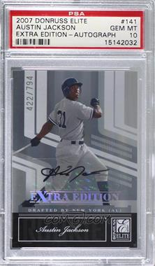 2007 Donruss Elite Extra Edition - [Base] #141 - Austin Jackson /794 [PSA 10 GEM MT]